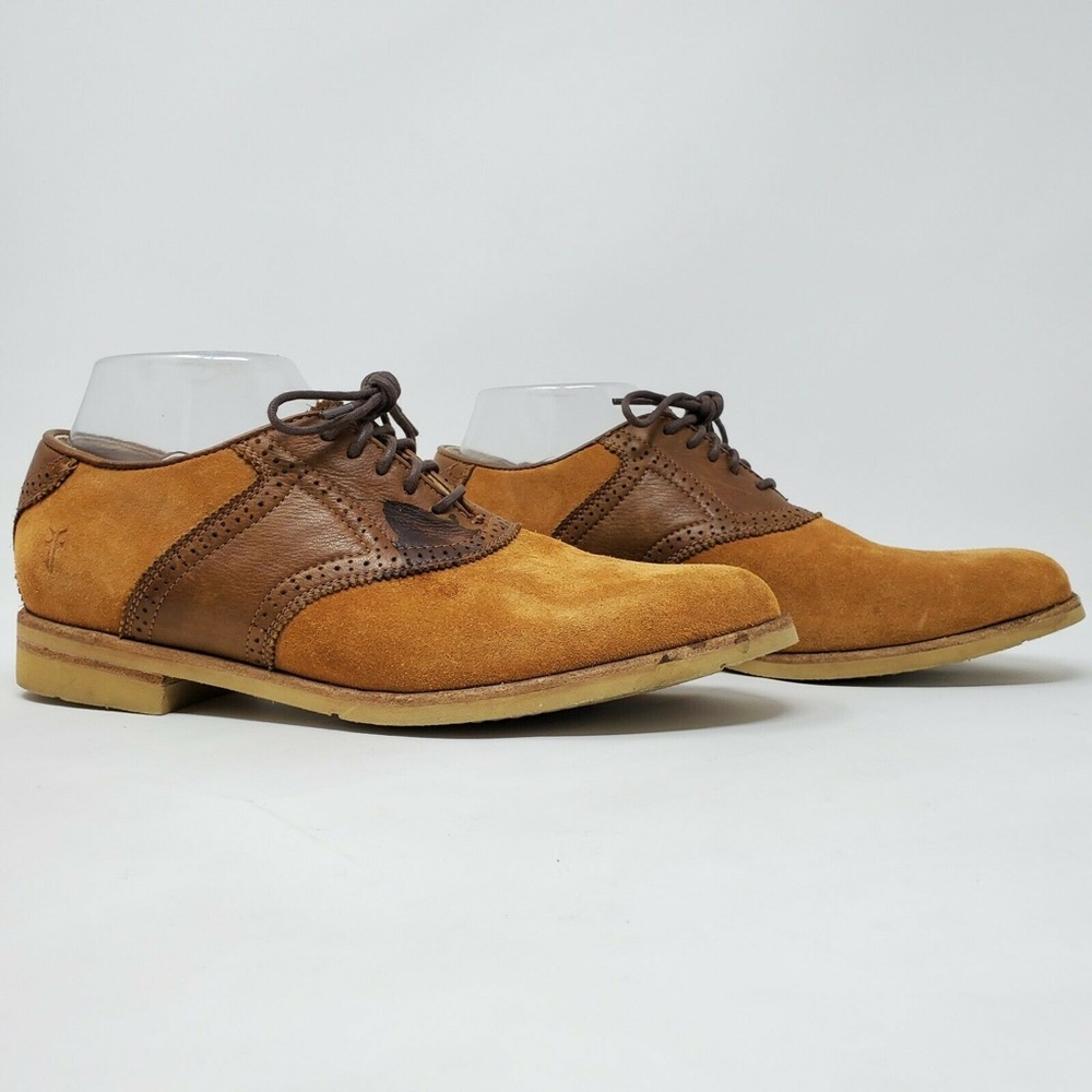 Frye Jill Saddle Leather Lace Up Oxford shoes - Picture 2 of 12